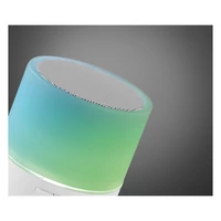 Kép 8/8 - ROUND WHITE Kerek Bluetooth hangszóró, fehér