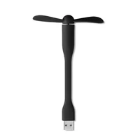 Kép 3/3 - TATSUMAKI Hordozható USB ventilátor, fekete