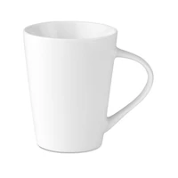 Kép 1/3 - ROME Kúpos porcelán bögre, 250 ml, fehér