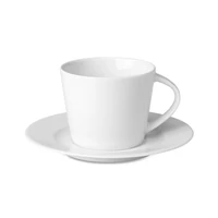 Kép 1/7 - PARIS Cappuccino csésze és csészealj , fehér