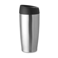 Kép 10/11 - UPPSALA Duplafalú úti bögre, 350 ml, matt ezüst