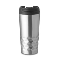 Kép 3/7 - TAMPAS Duplafalú úti bögre 280 ml, matt ezüst
