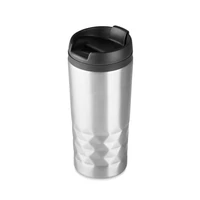 Kép 6/7 - TAMPAS Duplafalú úti bögre 280 ml, matt ezüst