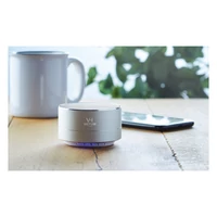 Kép 4/8 - SOUND Műanyag Bluetooth hangszóró, matt ezüst