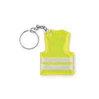 Kép 1/5 - VISIBLE RING Fényvisszaverő kulcstartó, neon sárga