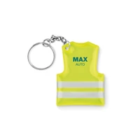 Kép 5/5 - VISIBLE RING Fényvisszaverő kulcstartó, neon sárga