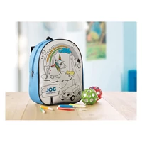 Kép 4/9 - BACKSKETCHY Hátitáska 5 filctollal, türkizkék