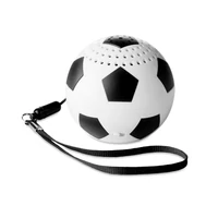 Kép 1/7 - FIESTA Futball labda alakú hangszóró, fehér/fekete