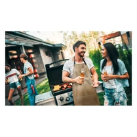Kép 5/9 - CHEF Vászon és bőr kötény, taupe