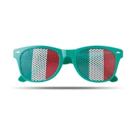 Kép 1/3 - FLAG FUN Napszemüveg mintás lencsével, zöld