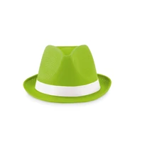Kép 3/3 - WOOGIE Színes szalmakalap, lime