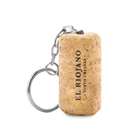 Kép 4/5 - TAPON Parafadugó kulcstartó, beige