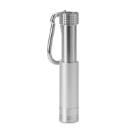 Kép 3/6 - POP LIGHT Alumínium/ABS LED kulcstartó, ezüst