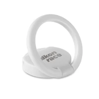 Kép 4/9 - RING Gyűrűs telefontartó érmével, fehér