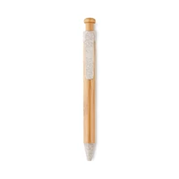 Kép 1/3 - TOYAMA Bambusz/szalma/PP golyóstoll, beige
