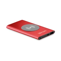 Kép 4/8 - POWER&WIRELESS Vezeték nélk.powerbank 4000mAh , piros
