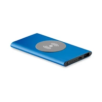 Kép 1/5 - POWER&WIRELESS Vezeték nélk.powerbank 4000mAh , királykék