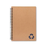 Kép 1/3 - PIEDRA 70 lapos vonalas gyűrűs notesz , kék