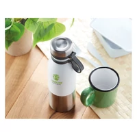 Kép 4/4 - ICELAND Duplafalú kulacs, 600 ml, fehér