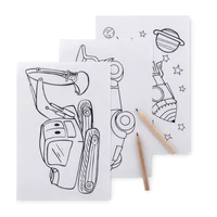 Kép 8/9 - FOLDER2 GO Színezőkészlet 6 ceruzával, beige