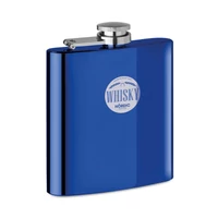 Kép 3/4 - SLIMMY FLASK + Lapos italtartó flaska, királykék
