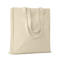 Kép 1/6 - PORTOBELLO Pamut bevásárlótáska, 140 g., beige