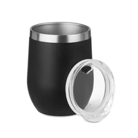 Kép 1/7 - CHIN CHIN 350 ml duplafalú bögre, fekete