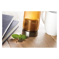 Kép 4/9 - UTAH TEA Szimplafalú üvegpalack, fekete