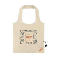 Kép 4/8 - FRESA SOFT Összehajth. pamut táska, 105 g., beige