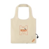 Kép 5/8 - FRESA SOFT Összehajth. pamut táska, 105 g., beige