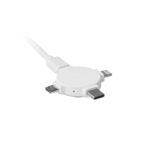 Kép 1/8 - LIGO CABLE 3 az 1-ben kábel adapter, fehér