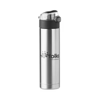 Kép 10/15 - NUUK LUX Biztonsági záras palack 400 ml , matt ezüst