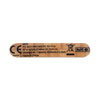 Kép 5/6 - ARENAPOWER Bambusz 4000 mAh powerbank, fa