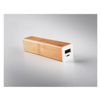 Kép 8/9 - POWERBAM 2200 mAh bambusz powerbank, fa