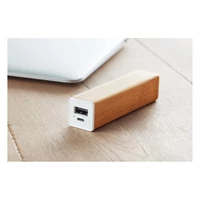 Kép 3/9 - POWERBAM 2200 mAh bambusz powerbank, fa