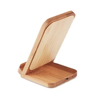 Kép 10/12 - WIRE&STAND Bambusz vezeték nélküli töltő, fa