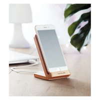 Kép 4/12 - WIRE&STAND Bambusz vezeték nélküli töltő, fa
