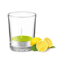 Kép 3/3 - TRANSPARENT Átlátszó teamécses tartó, lime
