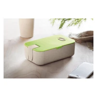 Kép 3/14 - LUNCH2GO Búzaszalma/PP uzsonnás doboz, lime