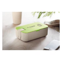 Kép 8/14 - LUNCH2GO Búzaszalma/PP uzsonnás doboz, lime