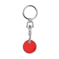 Kép 1/3 - TOKENRING Érmés kulcstartó (EUR), piros
