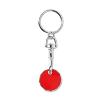 Kép 1/4 - TOKENRING Érmés kulcstartó (GBP), piros