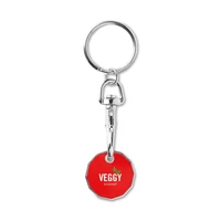 Kép 3/4 - TOKENRING Érmés kulcstartó (GBP), piros