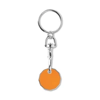 Kép 1/4 - TOKENRING Érmés kulcstartó (GBP), narancssárga