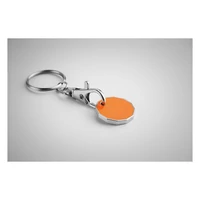 Kép 4/4 - TOKENRING Érmés kulcstartó (GBP), narancssárga