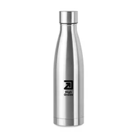 Kép 3/8 - BELO BOTTLE Duplafalú palack, 500 ml, ezüst