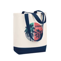 Kép 4/5 - KLEUREN BAG Vászon strandtáska, 170 g., kék
