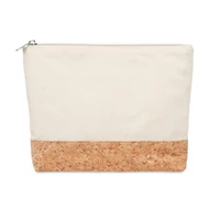 Kép 1/5 - PORTO BAG Parafa & pamut kozmetika táska , beige