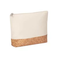 Kép 5/5 - PORTO BAG Parafa & pamut kozmetika táska , beige