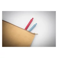 Kép 4/5 - FLAT CASE Szövött papír tolltartó, beige
